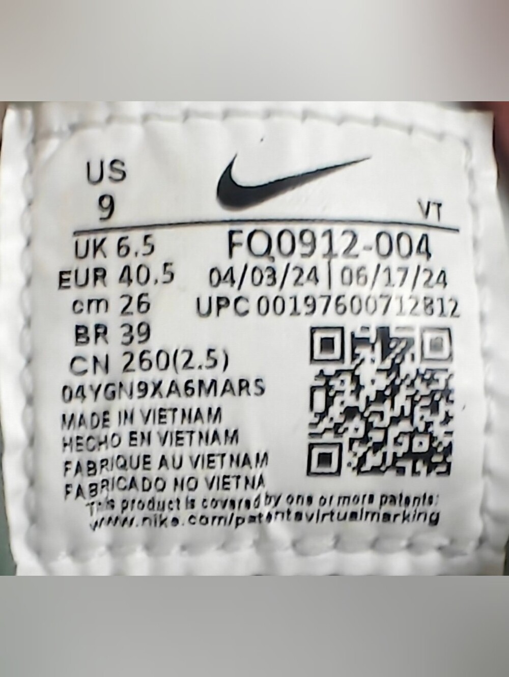 Nike Pegasus Trail 5 Gore-Tex Light Silver FQ0908-004 Women’s Size 9 - Picture 10 of 10